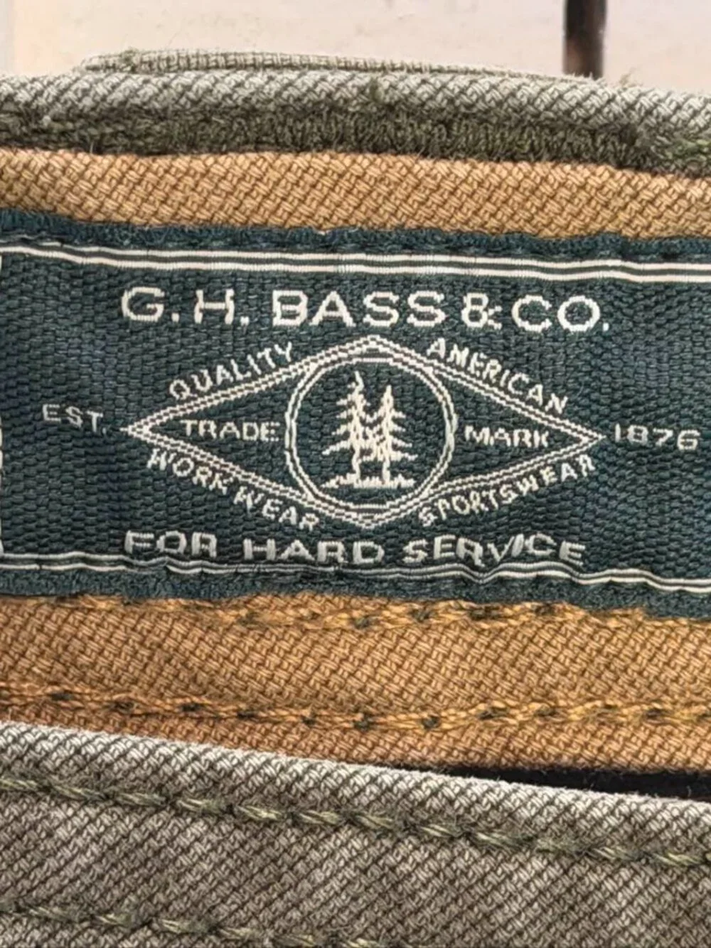 G.H. Bass & Co. Cargo Pants 34x30 Green Size 34